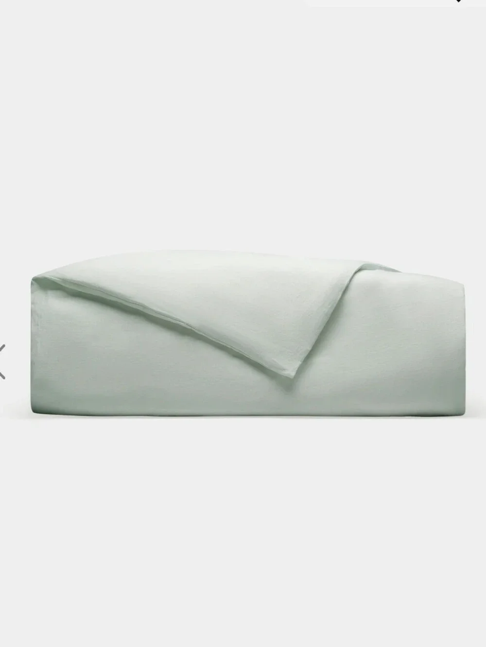 Cozy Earth Linen Duvet Cover King Mist Mint Green 100% Belgian Flax NWOT